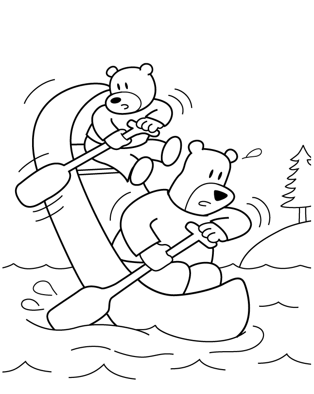 Cartoon Coloring Picture 4