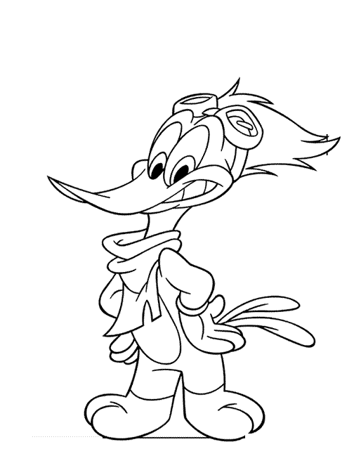 Cartoon Coloring Picture 5