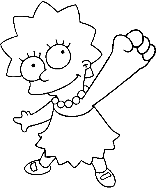Cartoon Coloring Picture 8