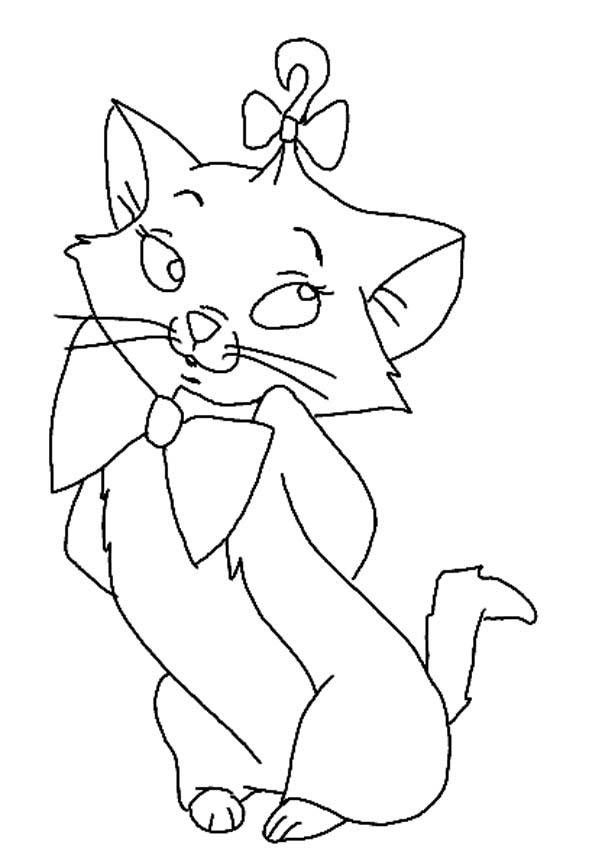 Cat Coloring Picture 11