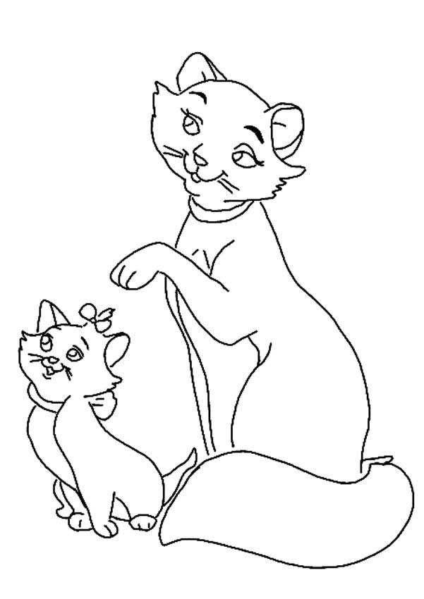 Cat Coloring Picture 12