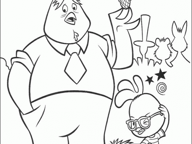 Chicken Little Coloring Picture 6