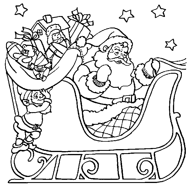 Christmas Coloring Picture 2