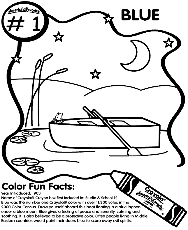 Crayola Coloring Picture 1