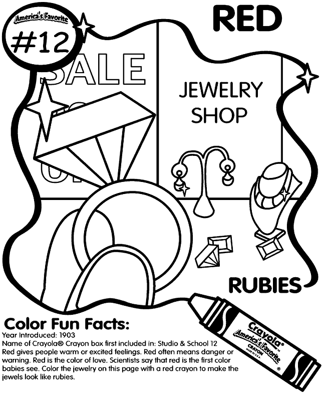 Crayola Coloring Picture 12