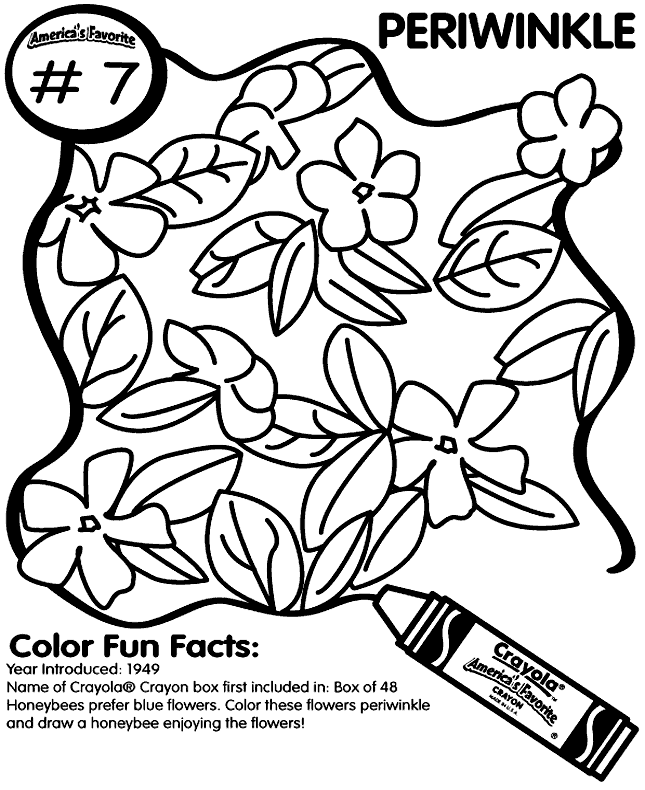 Crayola Coloring Picture 7