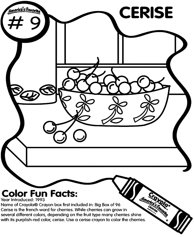 Crayola Coloring Picture 9