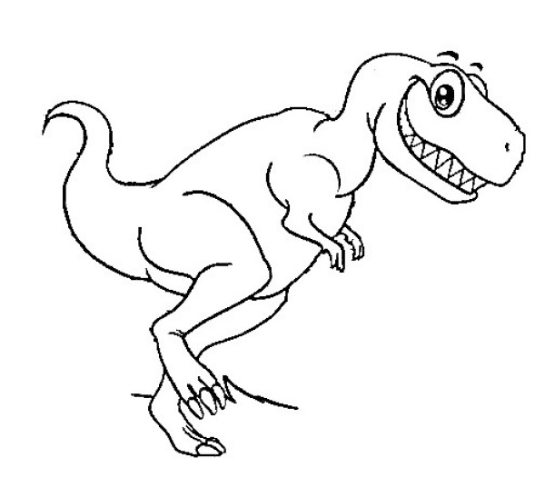 Dinosaur Coloring Picture 2