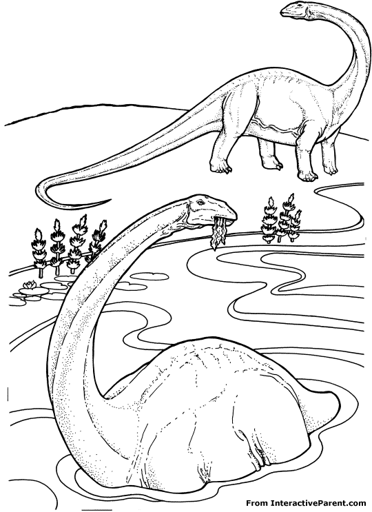 Dinosaur Coloring Picture 4