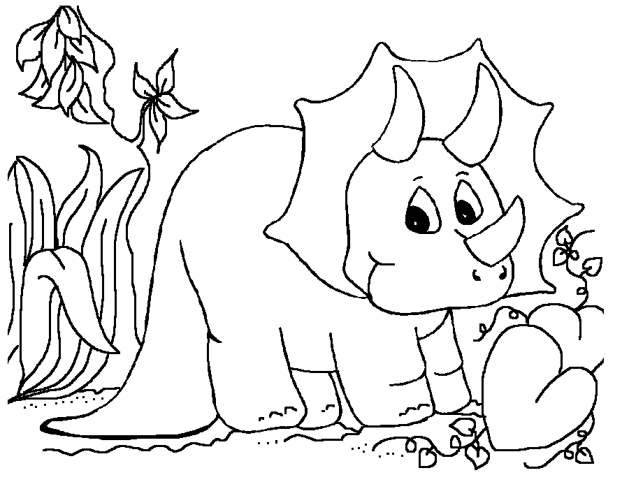 Dinosaur Coloring Picture 5
