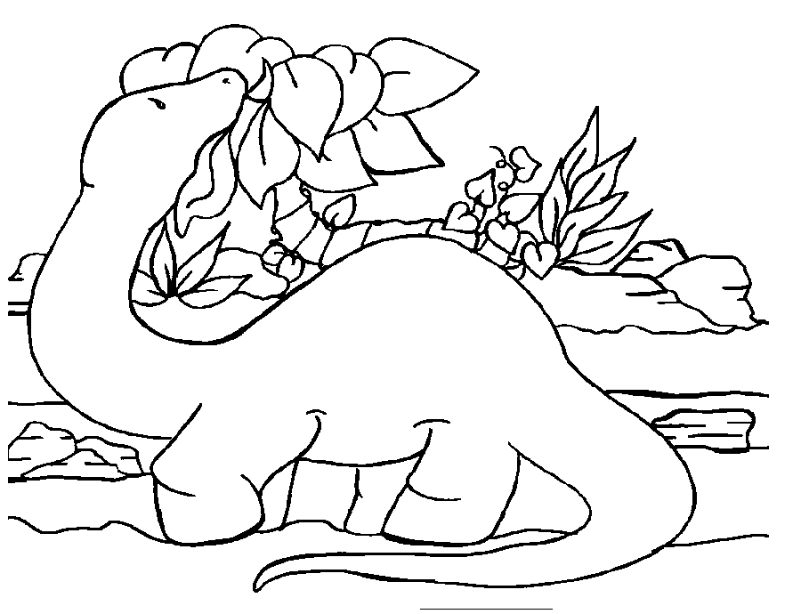Dinosaur Coloring Picture 6