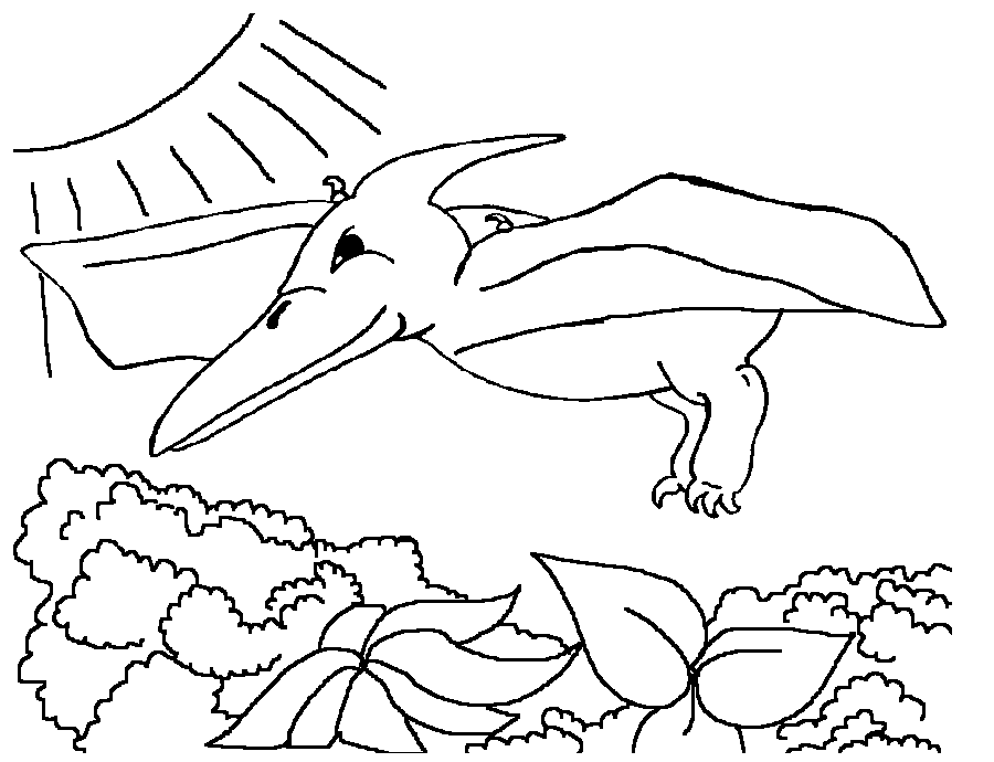 Dinosaur Coloring Picture 7