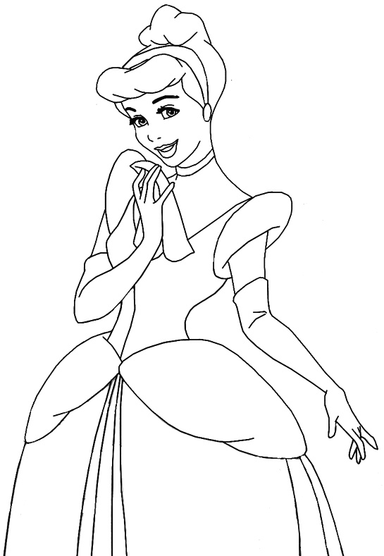 Disney Princess Coloring Picture 2