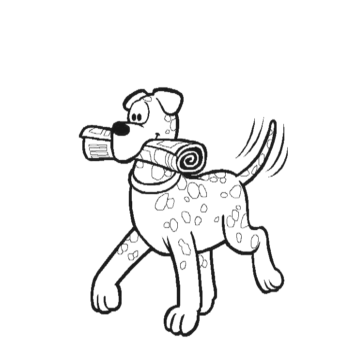 Dog Coloring Picture 12