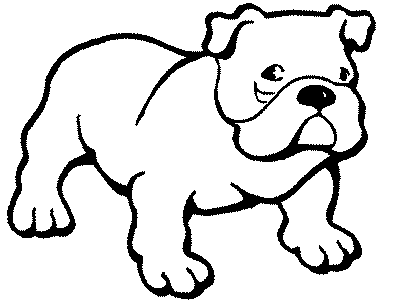 Dog Coloring Picture 2