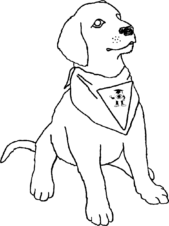 Dog Coloring Picture 5