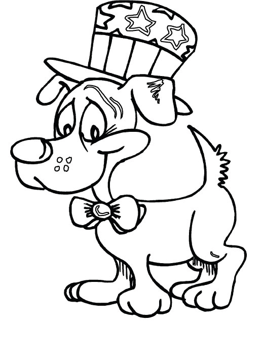 Dog Coloring Picture 7