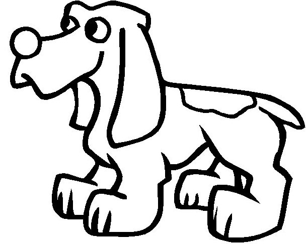 Dog Coloring Picture 8