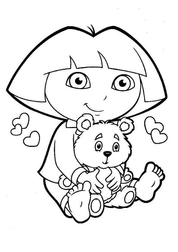 Dora Coloring Picture 9