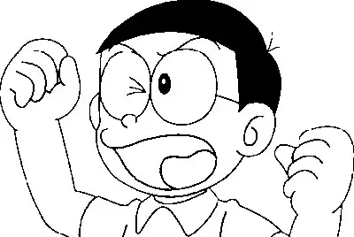 Doraemon Coloring Picture 1