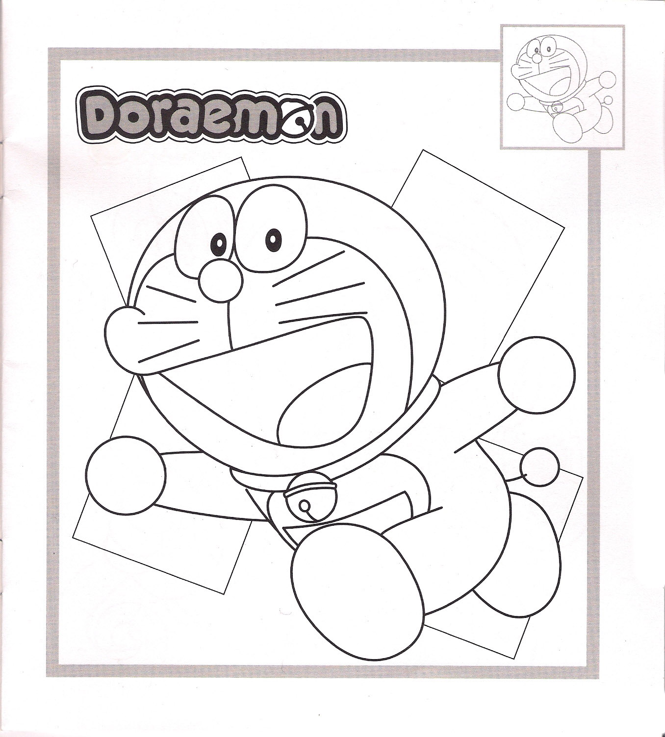 Doraemon Coloring Picture 12