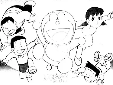 Doraemon Coloring Picture 9