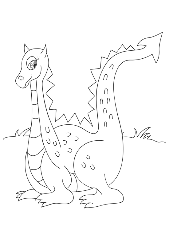 Dragon Coloring Picture 11