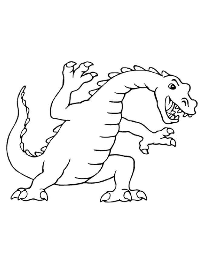 Dragon Coloring Picture 7
