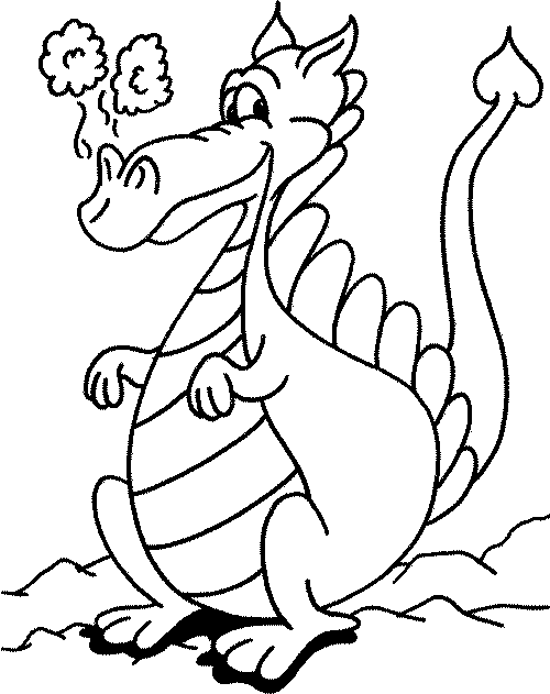 Dragon Coloring Picture 8