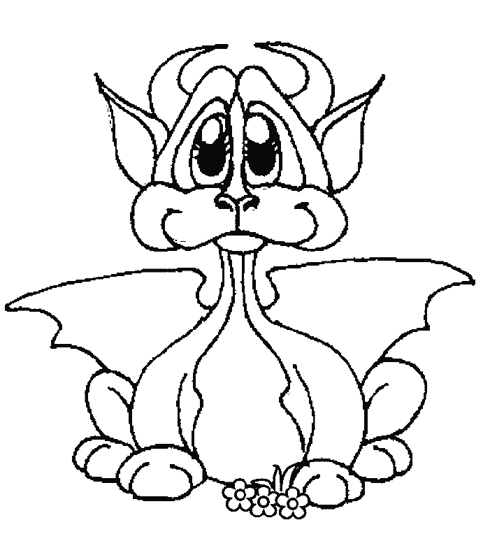 Dragon Coloring Picture 9