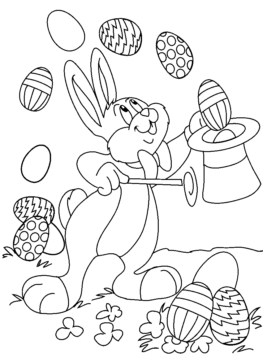 Easter Coloring Picture 11