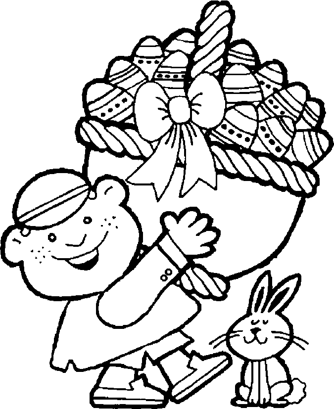 Easter Coloring Picture 4