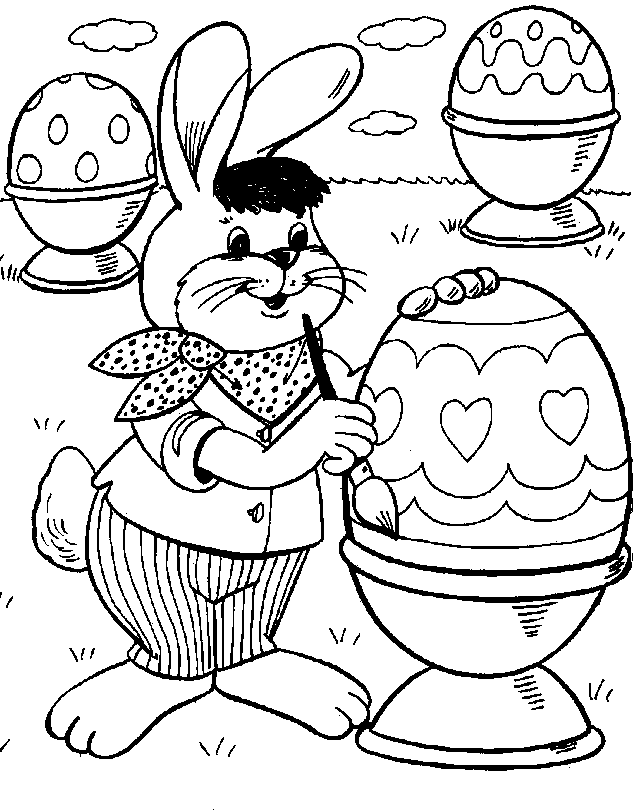 Easter Coloring Picture 7