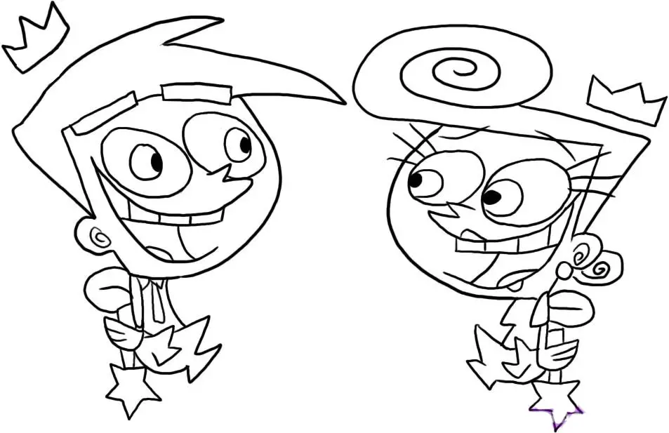 Fairly Odd Parents Coloring Picture 5