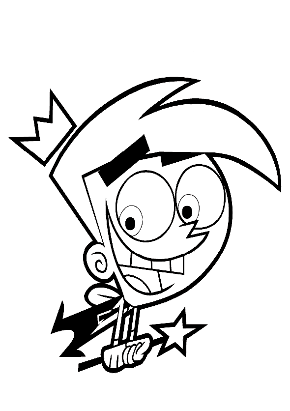 Fairly Odd Parents Coloring Picture 7