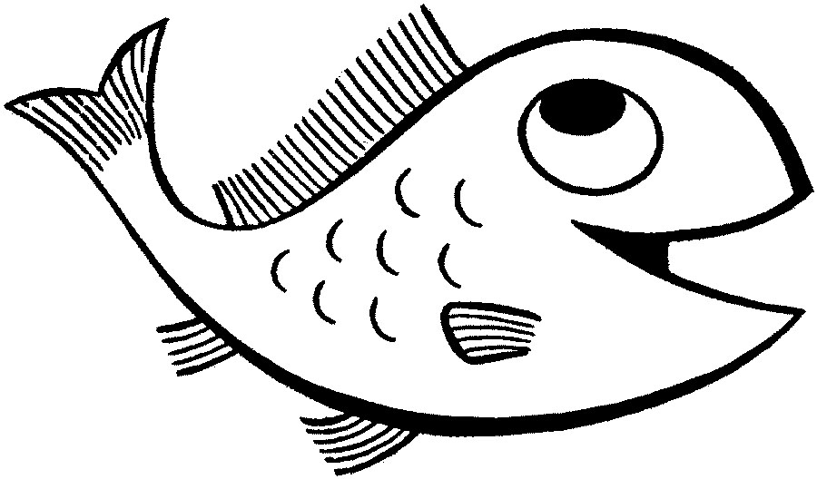 Fish Coloring Picture 2