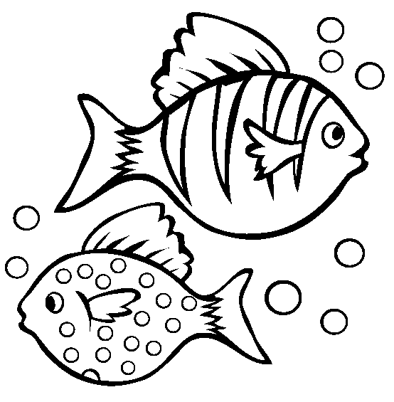 Fish Coloring Picture 4