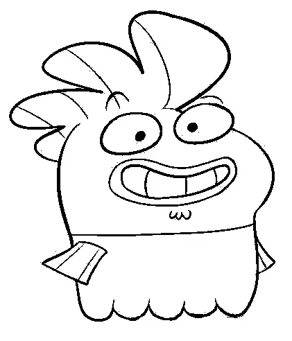 Fish Hooks Coloring Picture 3