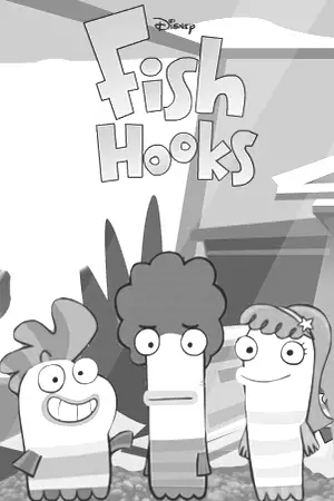 Fish Hooks Coloring Picture 6