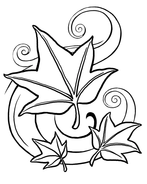 Flower Coloring Picture 4
