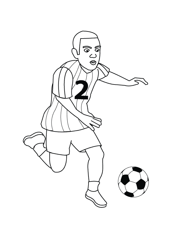 Football Coloring Picture 1