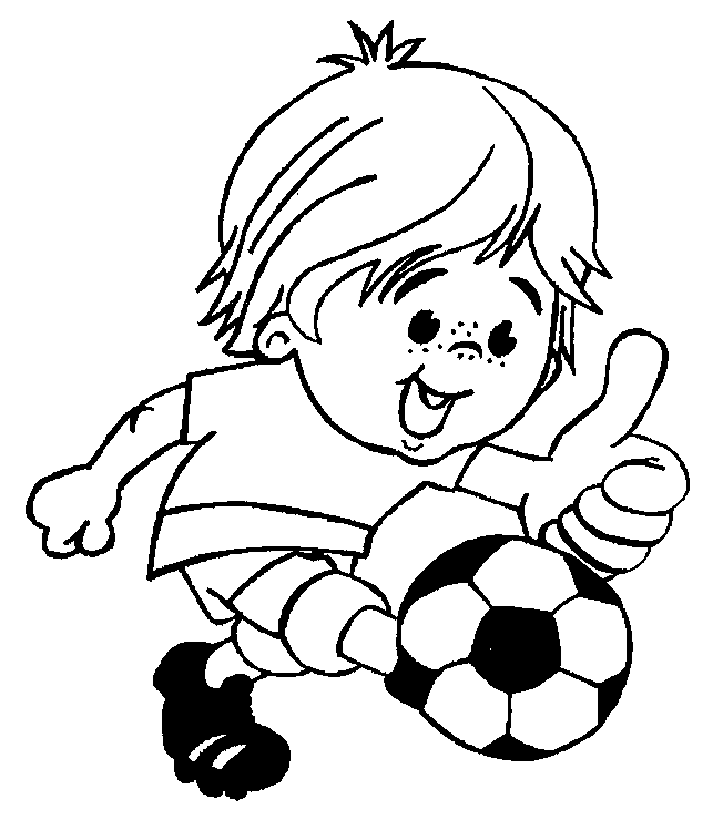 Football Coloring Picture 12
