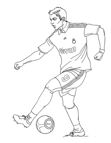 Football Coloring Picture 2