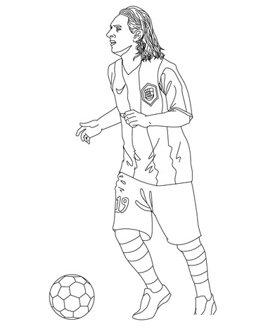 Football Coloring Picture 3