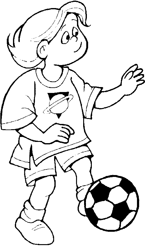 Football Coloring Picture 4