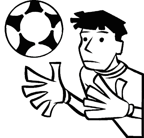 Football Coloring Picture 6