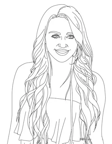 Hannah Montana Coloring Picture 10