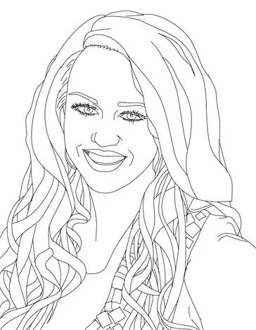 Hannah Montana Coloring Picture 6