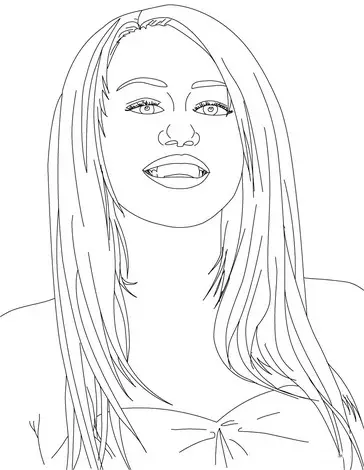 Hannah Montana Coloring Picture 9