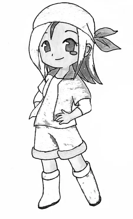Harvest Moon Coloring Picture 7